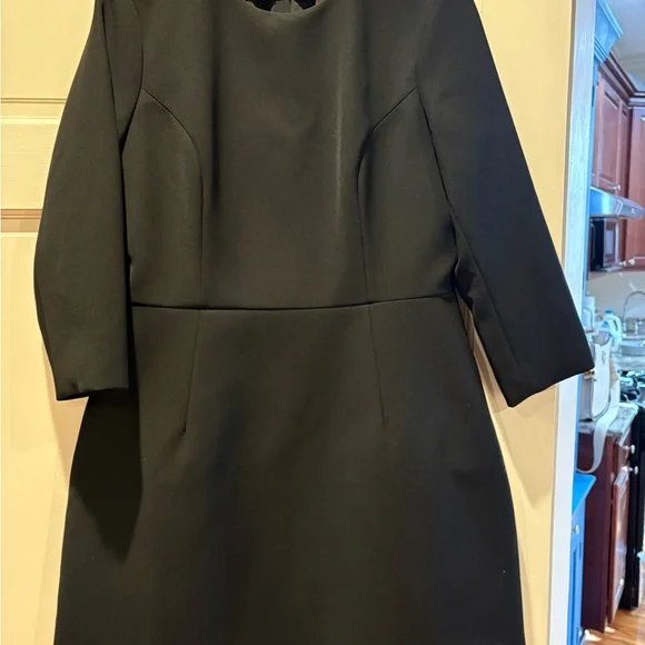 Tuckernuck Black Three-Quarter Sleeve Structured Mini Dress, NWOT - Picture 12 of 14